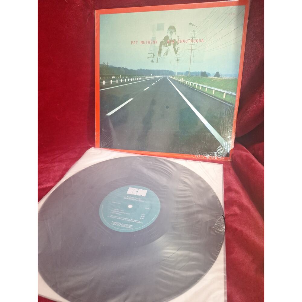 Pat Metheny – New Chautauqua Vinyl LP ECM 1131 Shrink NM/EX